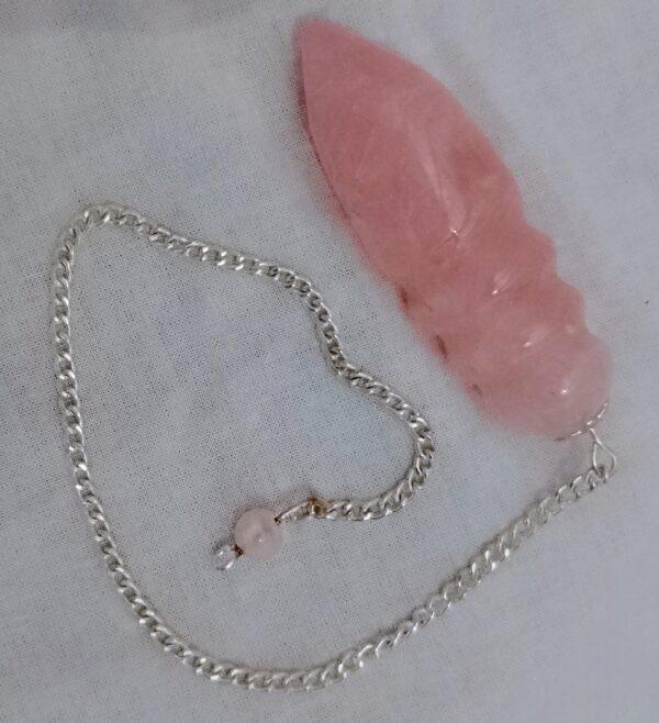 Péndulo cuarzo rosa - Imagen 4